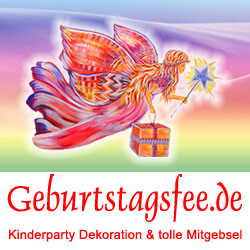 Geburtstagsfee.de
                                                          - Kinderparty
                                                          Dekoration und
                                                          tolle
                                                          Mitgebsel