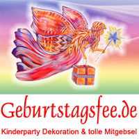 Geburtstagsfee.de - Kinderparty Dekoration und tolle Mitgebsel