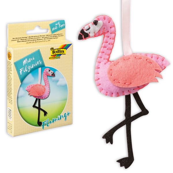 Mini Filztier - Flamingo