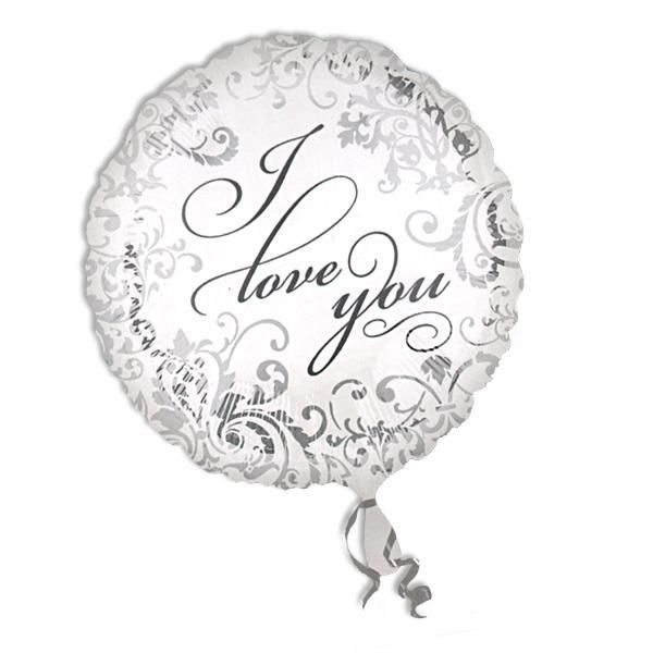 Luftballons „Just Married“ – weiße Metallic-Ballons mit goldenem Aufdruck  (10 Stück)