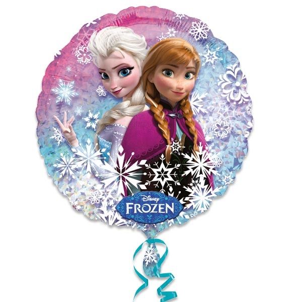 Heliumballon Frozen/Eiskönigin, wunderschönes Motiv, für Helium,35 cm