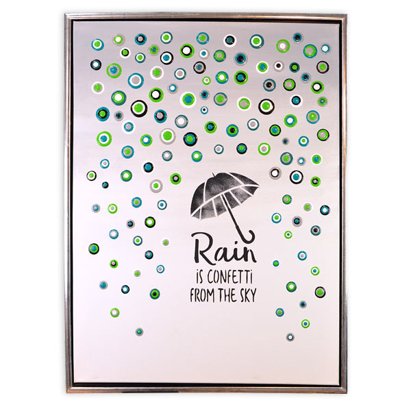 Blob Paint Gestaltungsset "Regenschirm", 7-teilig
