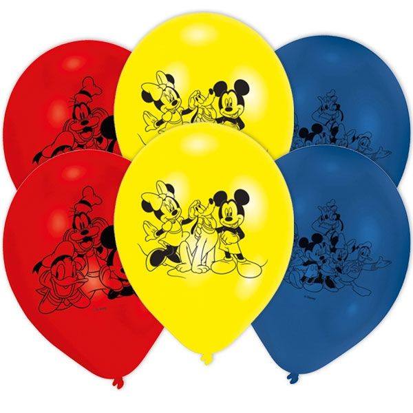 Mickey Maus Luftballons, 6er