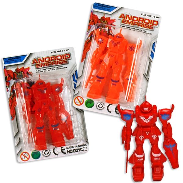 Spielzeugroboter, cooler Roboter für Kinder aus Kunststoff, 1 Stück