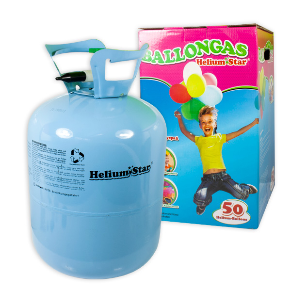 Helium Ballongas f. 50 Ballons