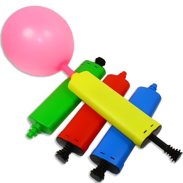 flach 28cm Kunststoff 1 Stk Ballon-Aufblashilfe Pumpe 