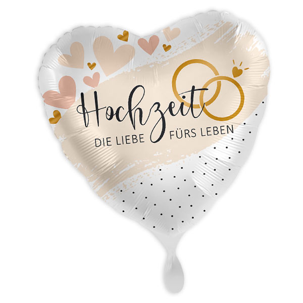 "Hochzeit - Die Liebe fürs Leben", Herzförmiger Folienballon