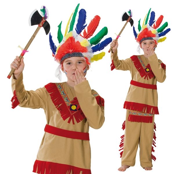 Kostüm Indianer 2tlg. Anzug, Gr. 152