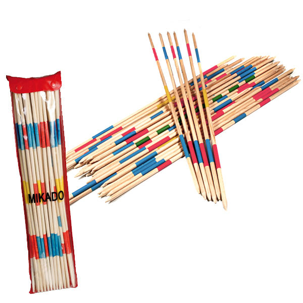 Riesen-Mikado, Spiel aus Holz, inkl. Verpackung, 41 Stück, 50cm