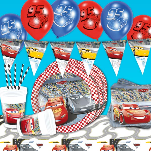 Geburtstag Kindergeburtstag Cars Lightning Mc Queen Party Teller Servietten 