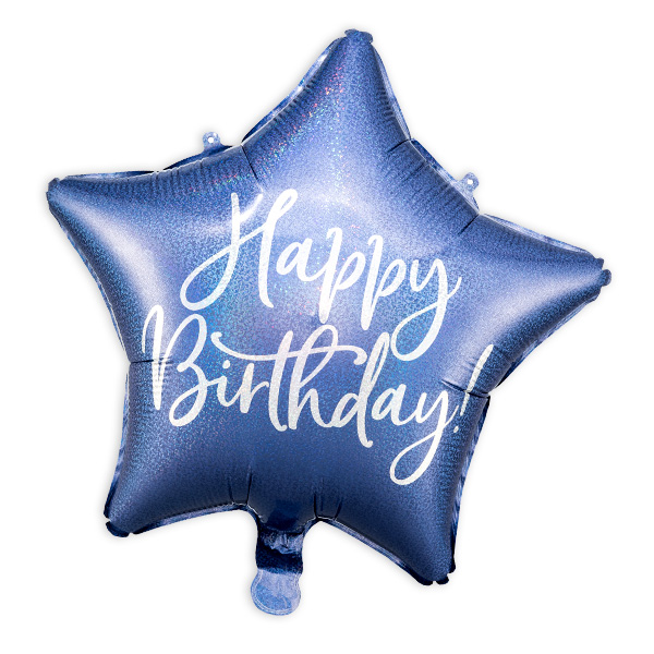 Happy Birthday Helium Ballon gefüllt bestellen an Wunschadresse senden