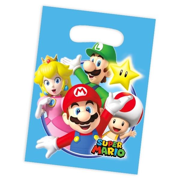 Super Mario Tütchen, niedlich bedruckte Foliebeutel im 8er Pack