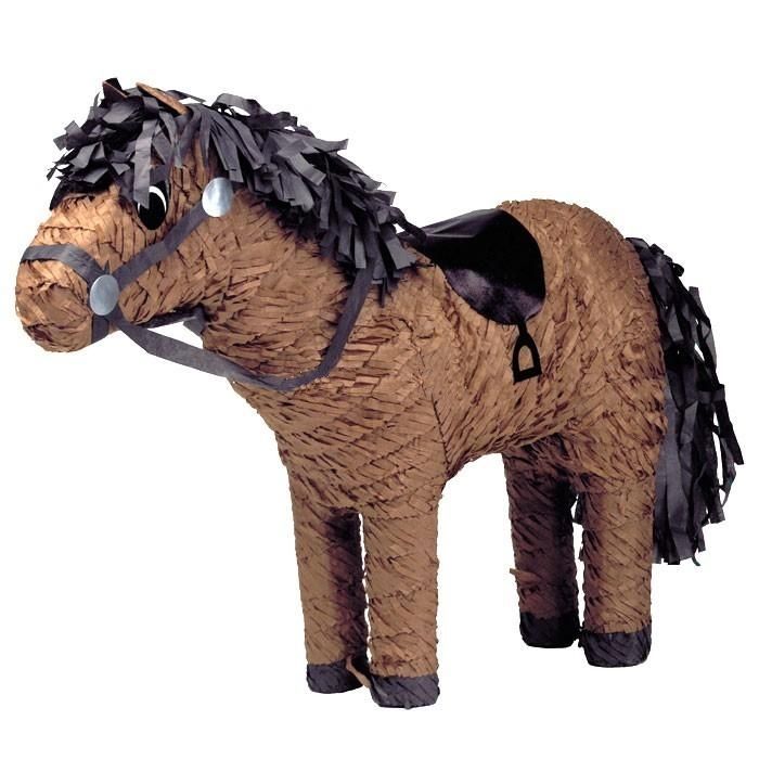 Pferde Pinata aus Pappe 53 × 45 cm  - Onlineshop Geburtstagsfee
