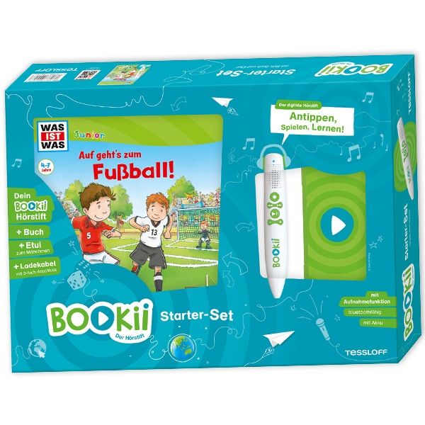 BOOKii Starter Set, Auf geht’s zum Fussball von WAS IST WAS Kindergarten  - Onlineshop Geburtstagsfee