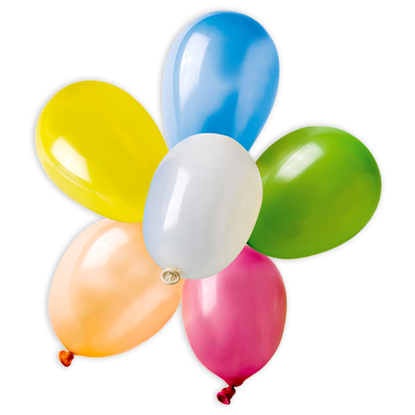 50 bunte Wasserballons zum Werfen