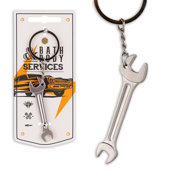Schlüsselanhänger, Schraubenschlüssel, 6,5cm  - Onlineshop Geburtstagsfee