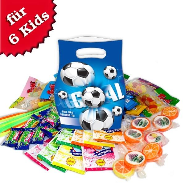Süßes im Tütchen, Fußball, für 6 Kids