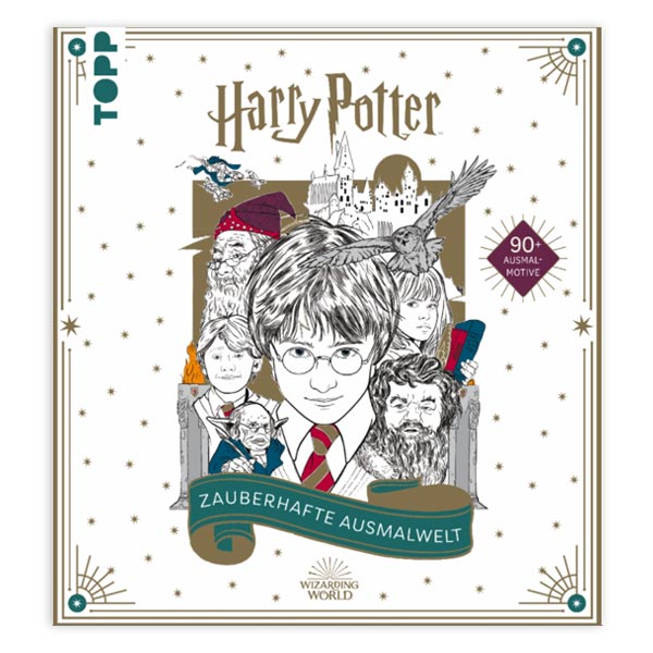 Harry Potter - Zauberhafte Ausmalwelt, 96 Seiten