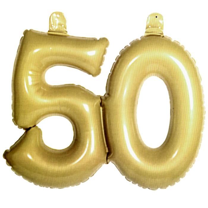 goldene Zahl 50, Infletter 50. Geburtstag/Goldhochzeit