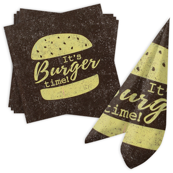 Papierservietten "Its Burger Time", 20er Pack