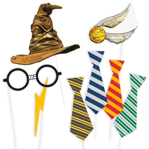 "Harry Potter"-Fotorequisiten-Set, Selfie, 8-teilig
