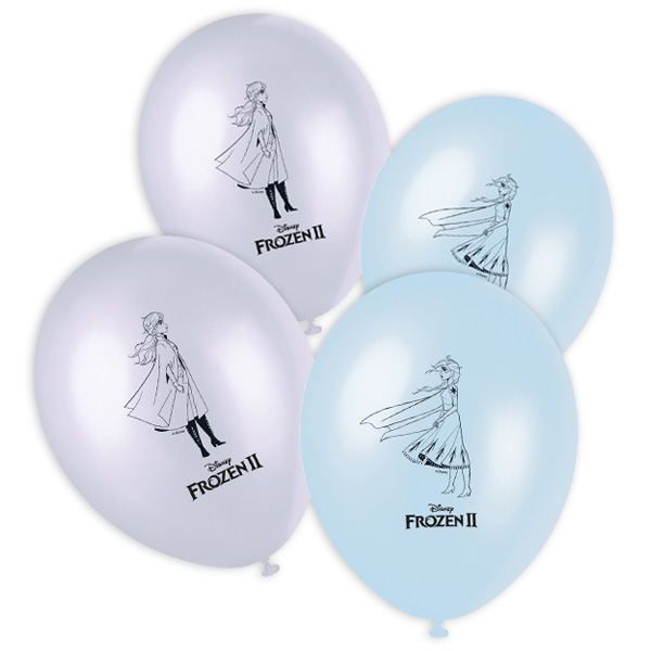 Luftballons "Frozen 2", 8 Stk., 30cm